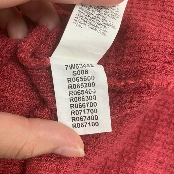 Lucky Brand Drop Needle Sweater Womens M Medium Rosy Embroidered Linen Blend - Picture 13 of 16